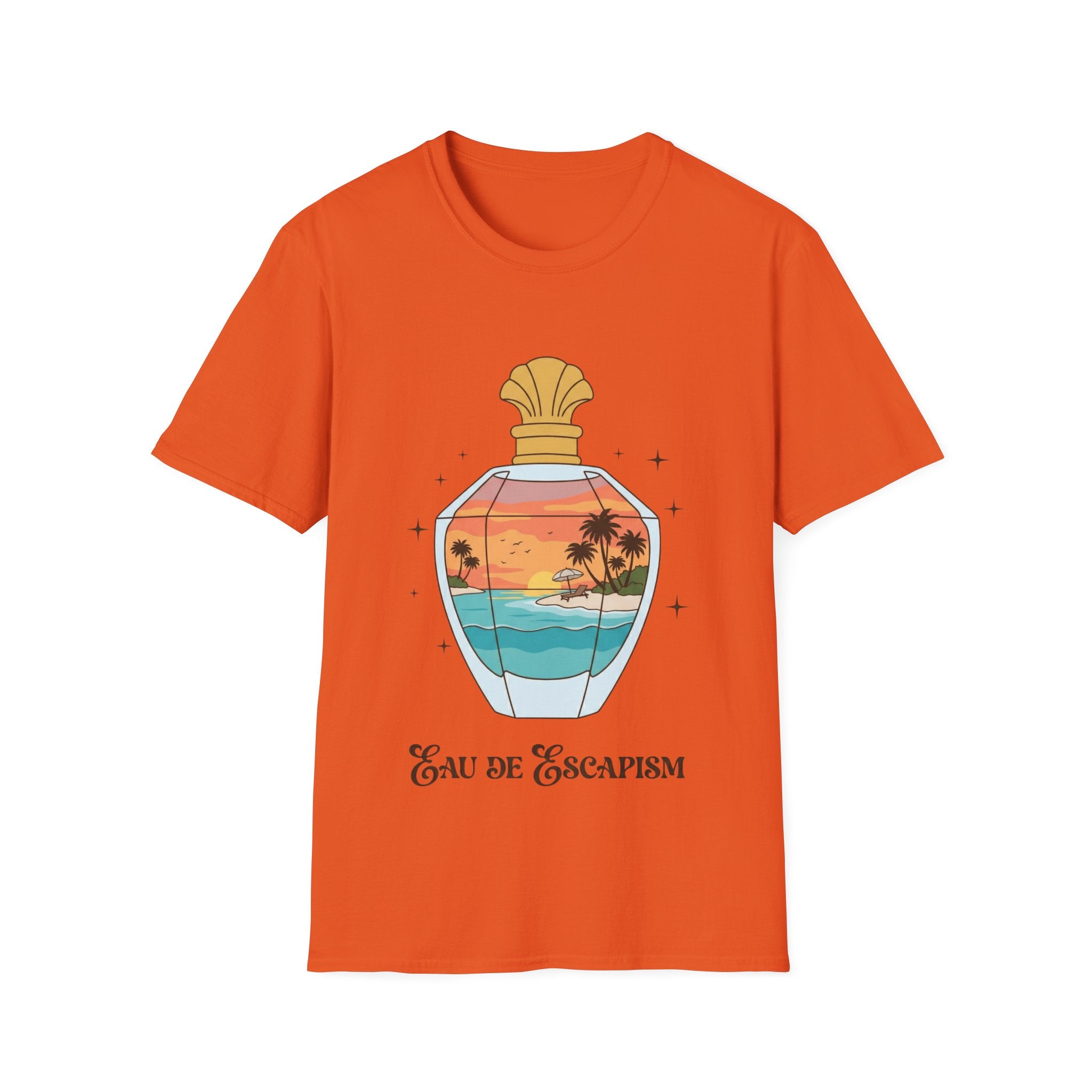 Eau De Escapism Graphic Tee - Dreamy Vacation Aesthetic T-shirt