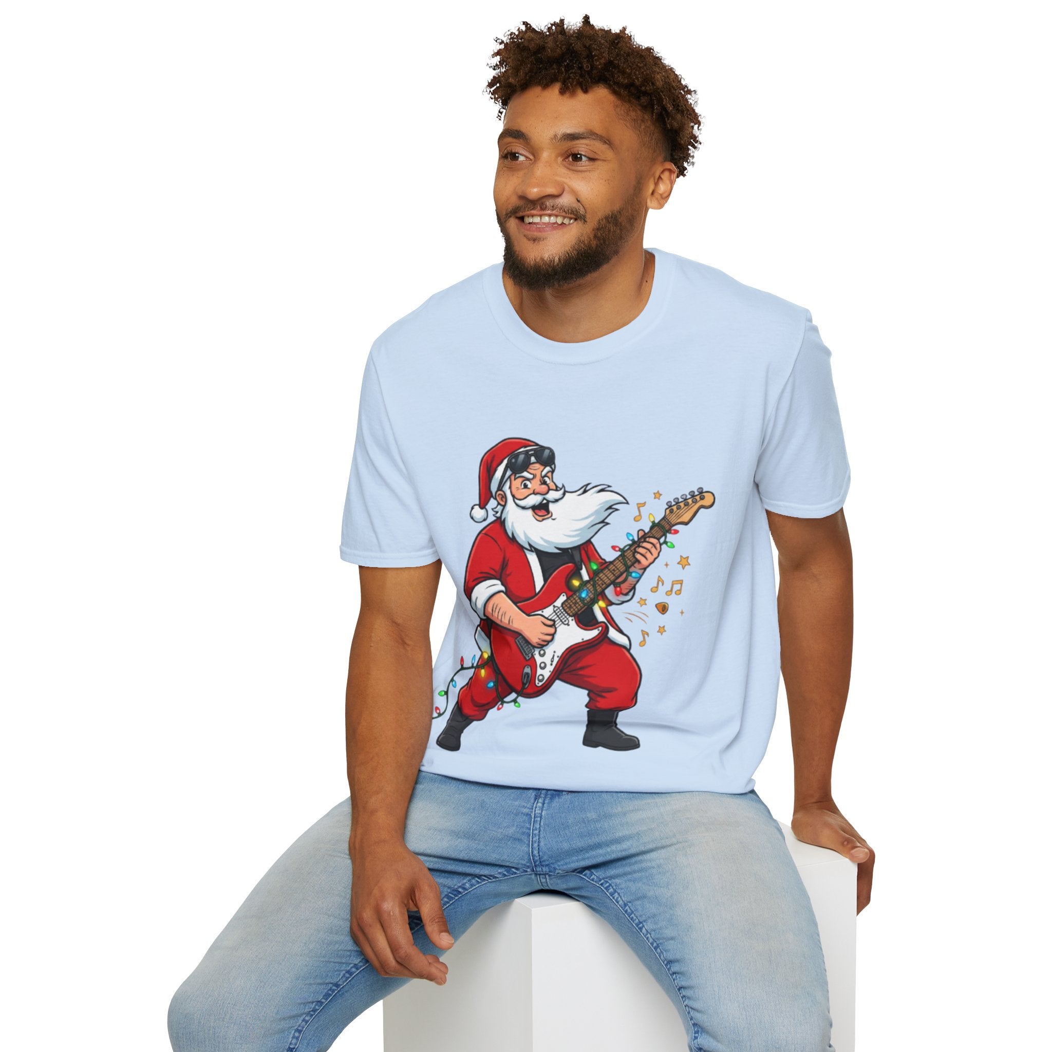 Rockin' Santa Tee | Funny & Cool Christmas T-shirt