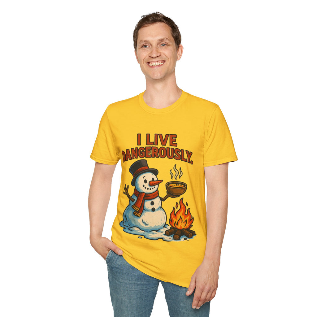 Melting Snowman Tee | Funny & Cool Christmas T-shirt