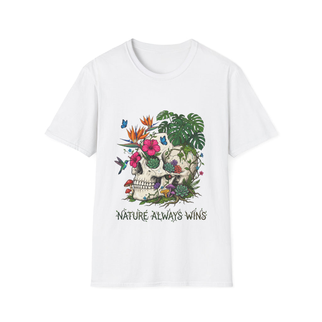 Nature Always Wins Skull Streetwear T-Shirt