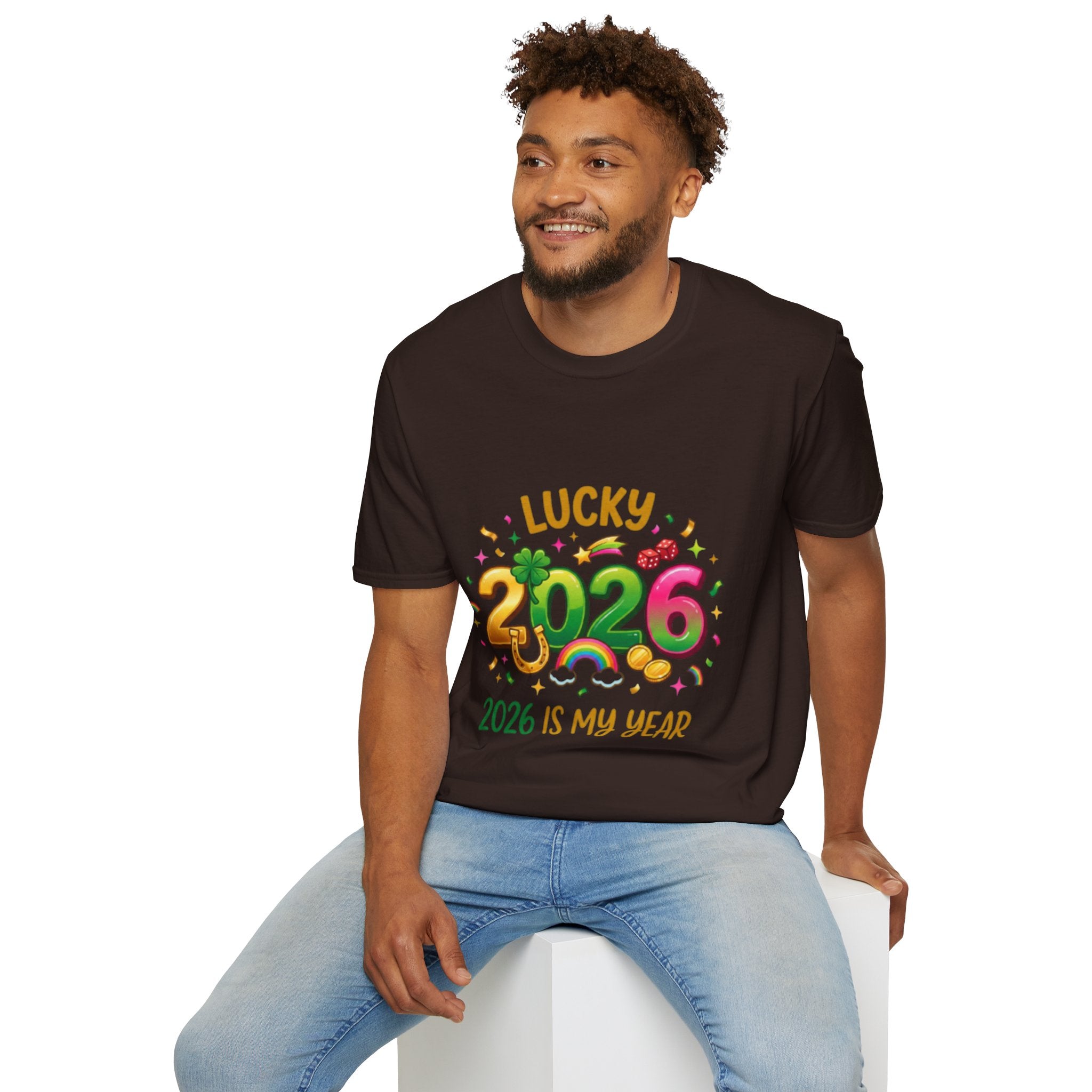 Lucky 2026 Streetwear T-Shirt - Trendy Urban Style