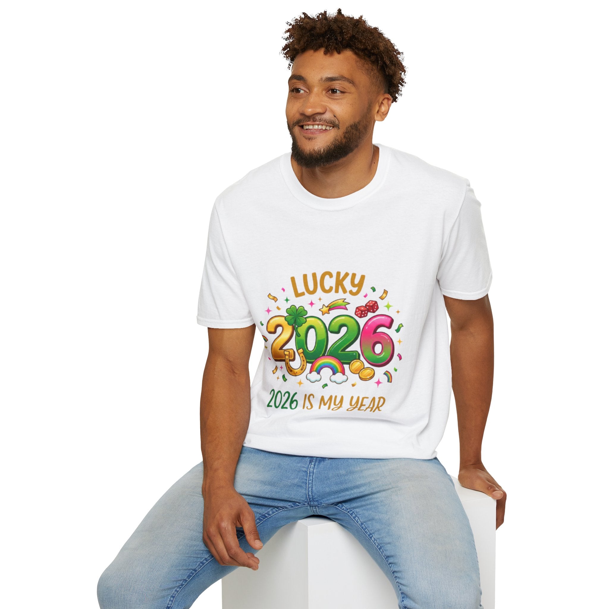 Lucky 2026 Streetwear T-Shirt - Trendy Urban Style