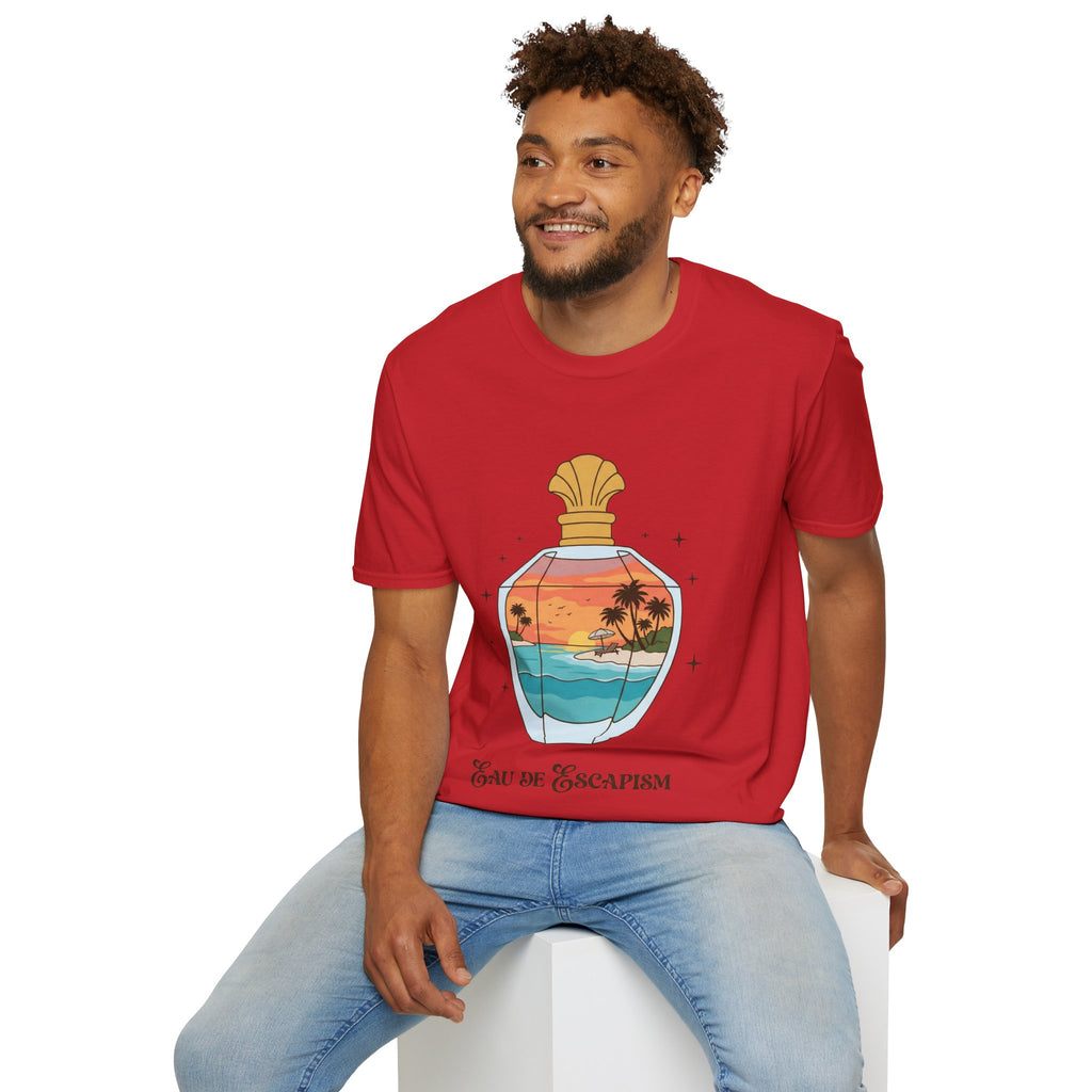 Eau De Escapism Graphic Tee - Dreamy Vacation Aesthetic T-shirt
