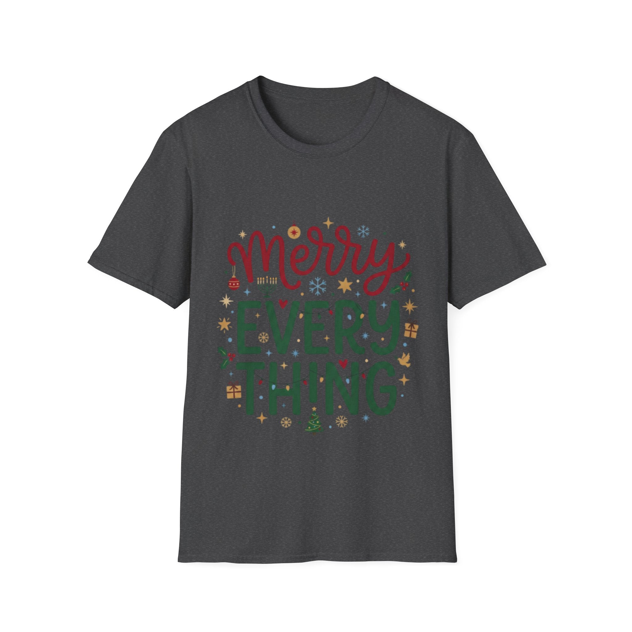Trendy 'Merry Everything' Holiday T-Shirt