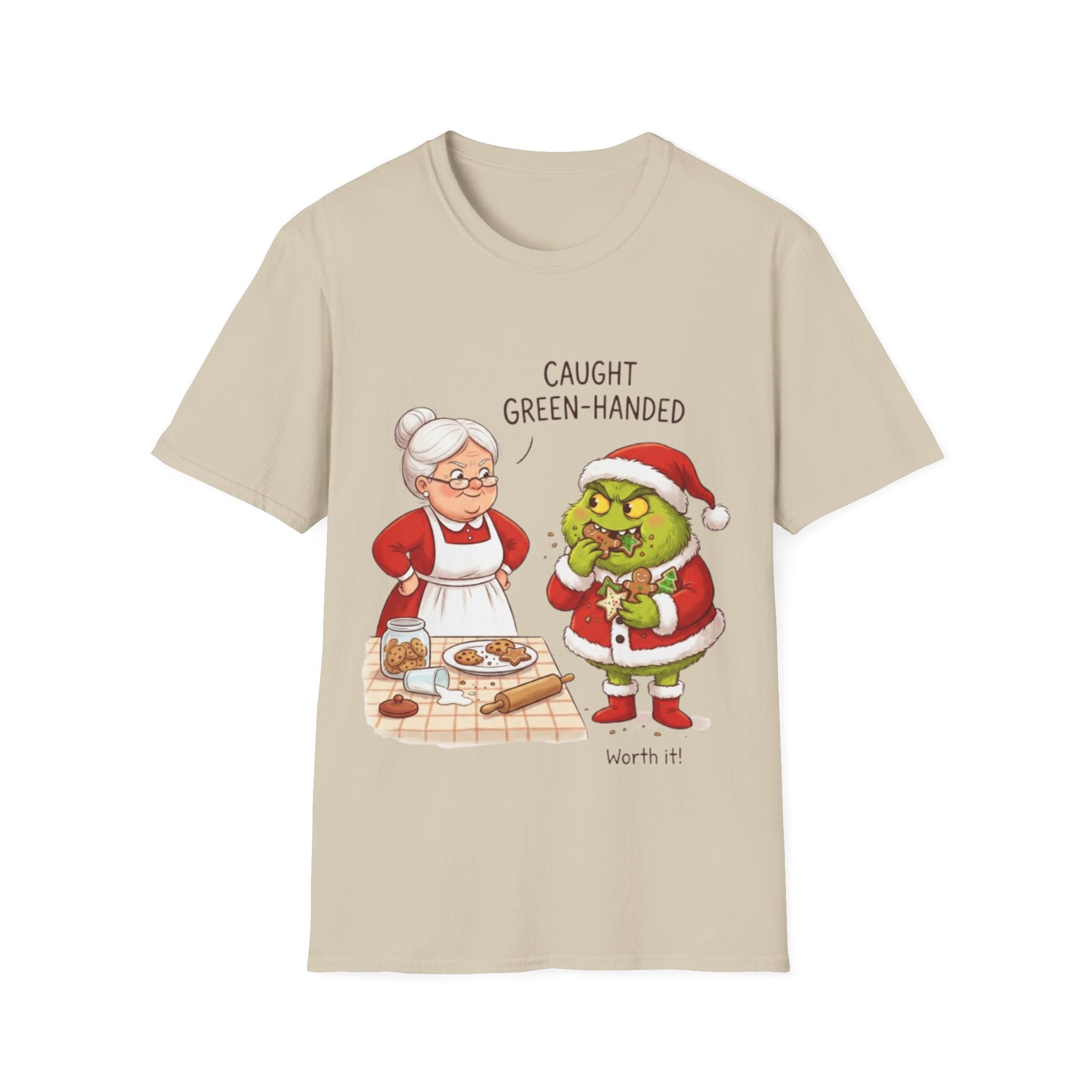 Grinch Cookie Thief T-shirt | Funny Holiday Baking Tee