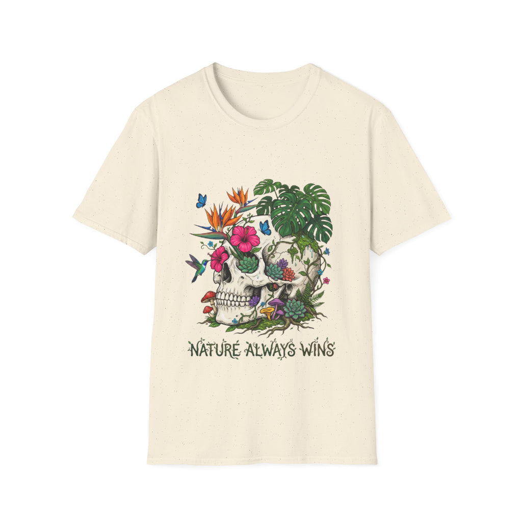 Nature Always Wins Skull Streetwear T-Shirt