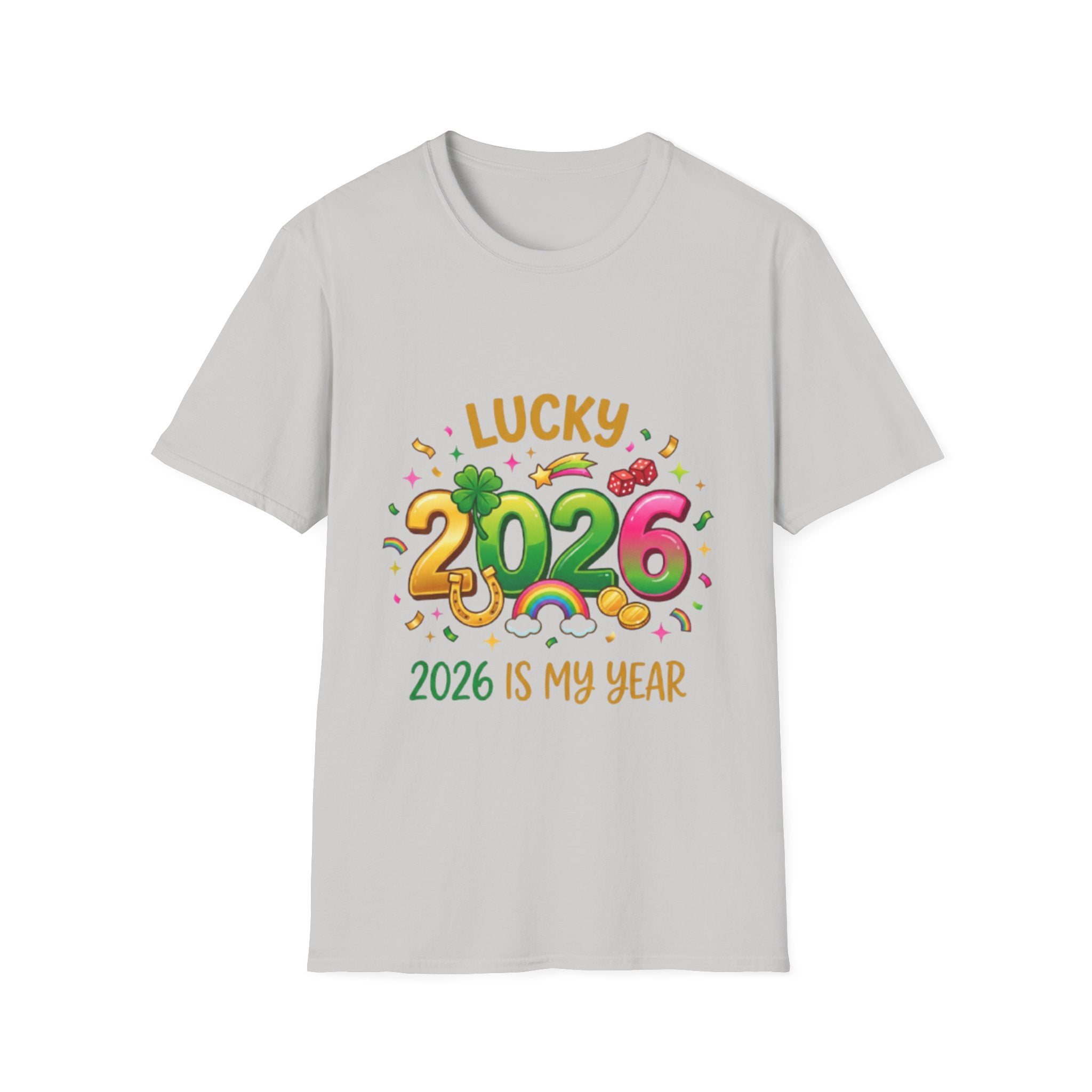 Lucky 2026 Streetwear T-Shirt - Trendy Urban Style