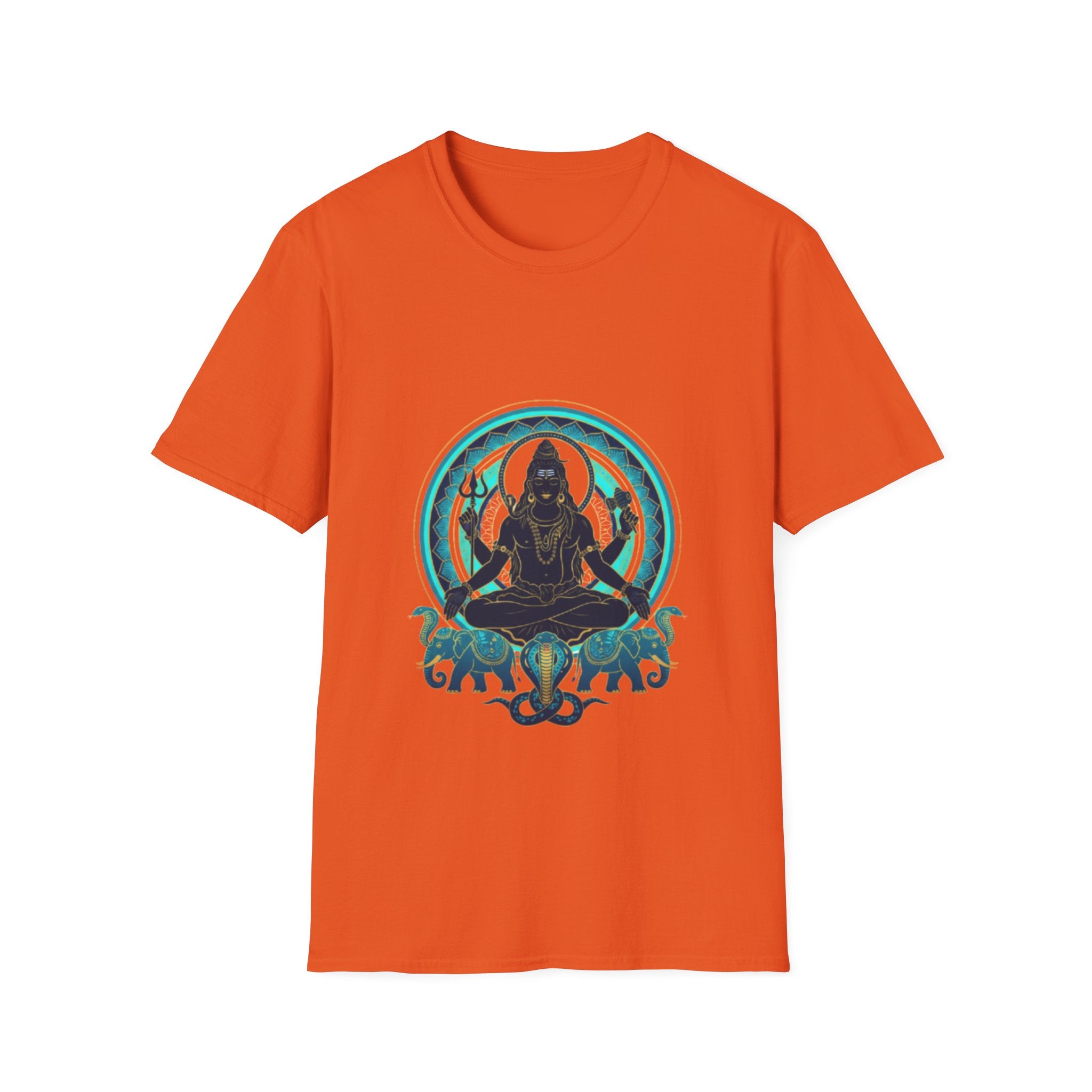 Mahadev Enlightning Aesthetic Silhouette Tee