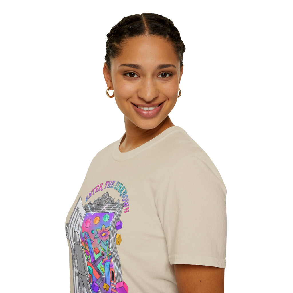 Trendy Streetwear 'Enter the Unknown' Tee