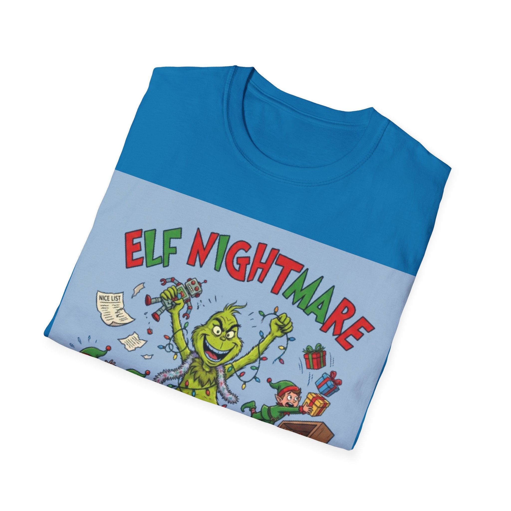 Grinch Elf Nightmare Tee | Funny Grinch Christmas Chaos T-shirt