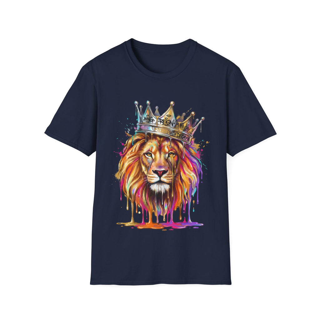 Vibrant Lion Streetwear Tee - Urban Art Vibes