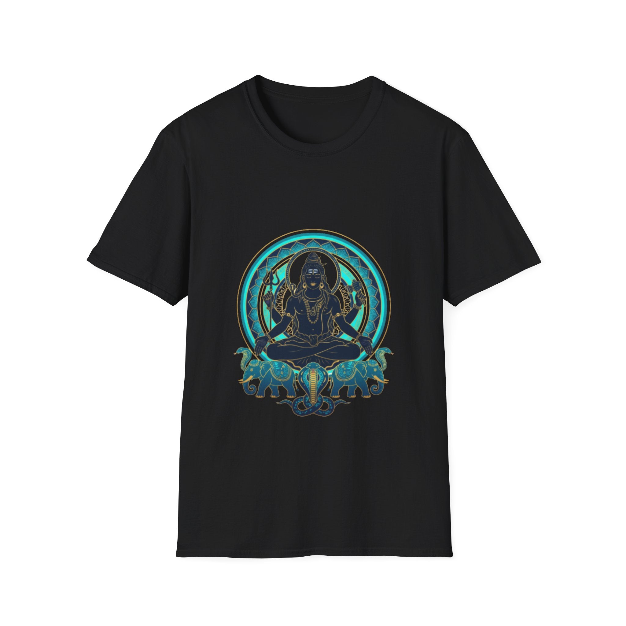 Mahadev Enlightning Aesthetic Silhouette Tee