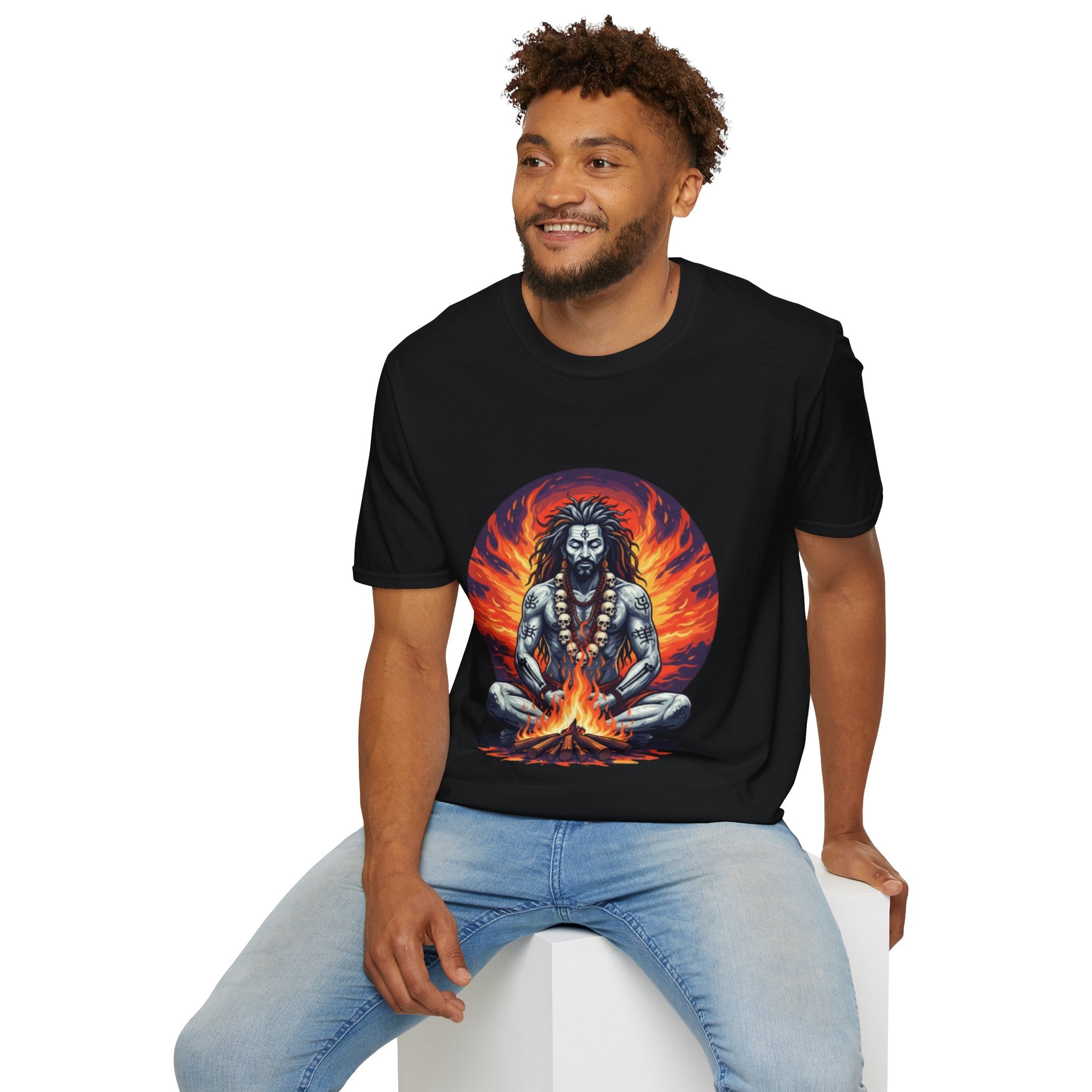 Authentic Aghori India T-Shirt: Bold Cultural Statement