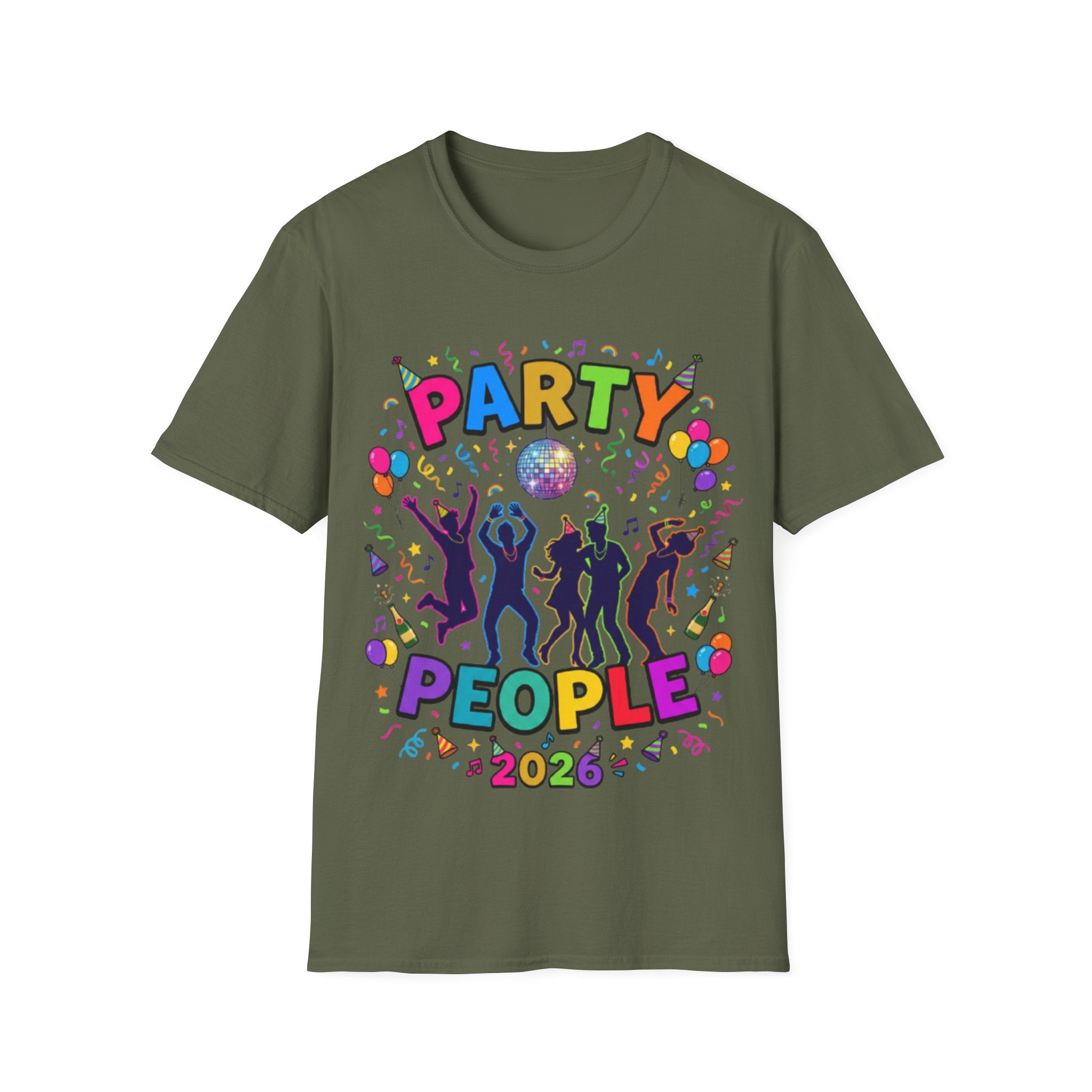 Party People 2026 Vibrant Streetwear Tee