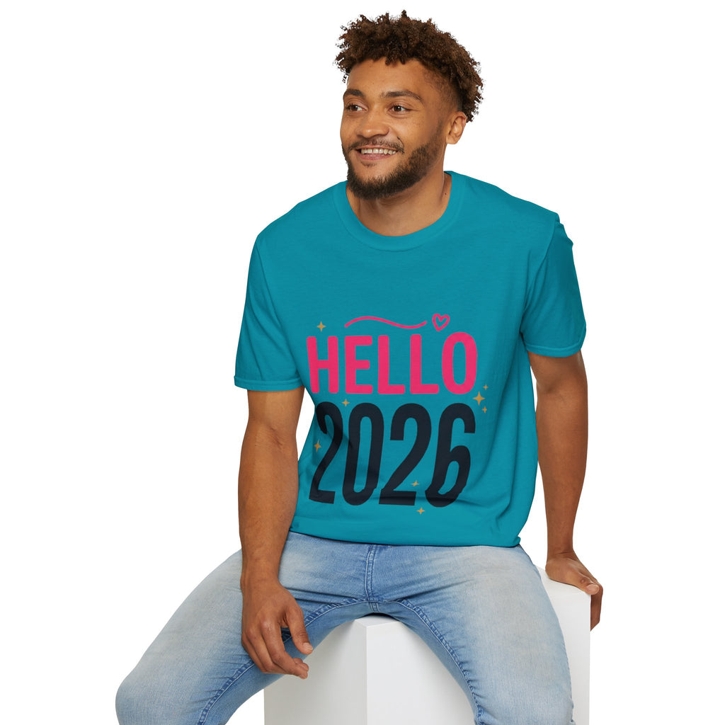 Hello 2026 New Year T-Shirt | Festive NYE Graphic Tee