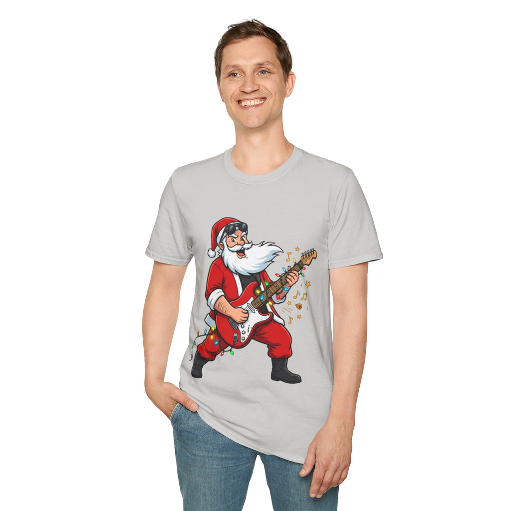 Rockin' Santa Tee | Funny & Cool Christmas T-shirt