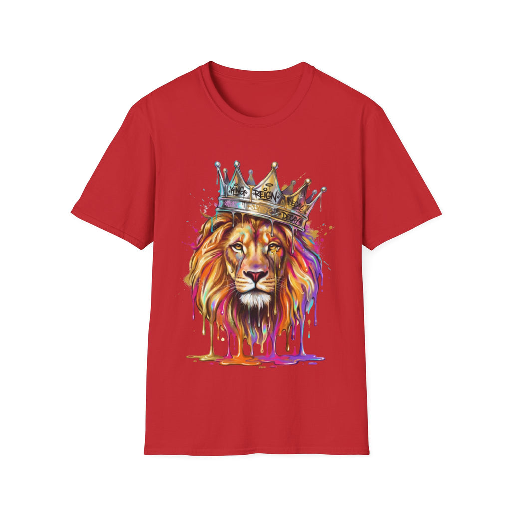Vibrant Lion Streetwear Tee - Urban Art Vibes