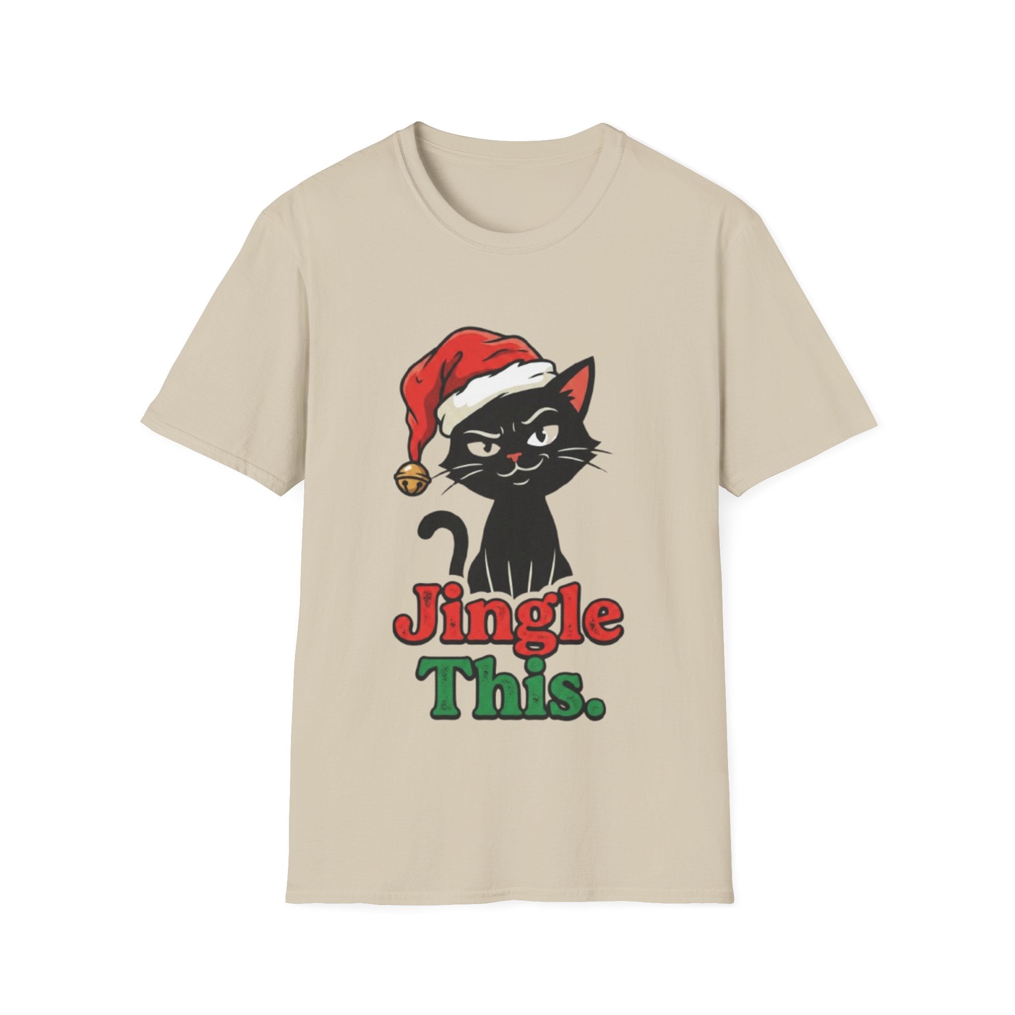 Jingle This Cat T-shirt | Funny Cat Christmas Tee