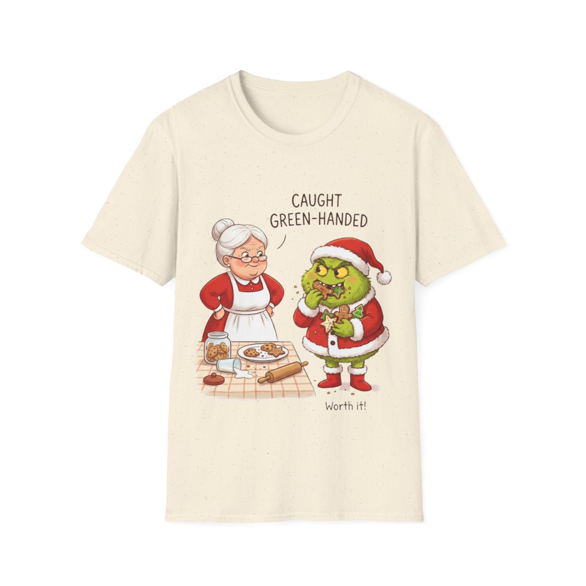 Grinch Cookie Thief T-shirt | Funny Holiday Baking Tee
