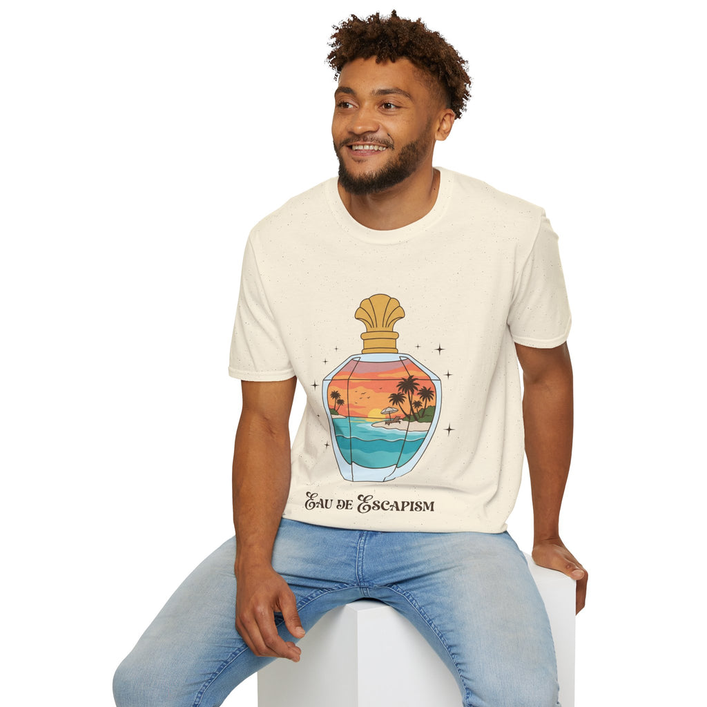 Eau De Escapism Graphic Tee - Dreamy Vacation Aesthetic T-shirt