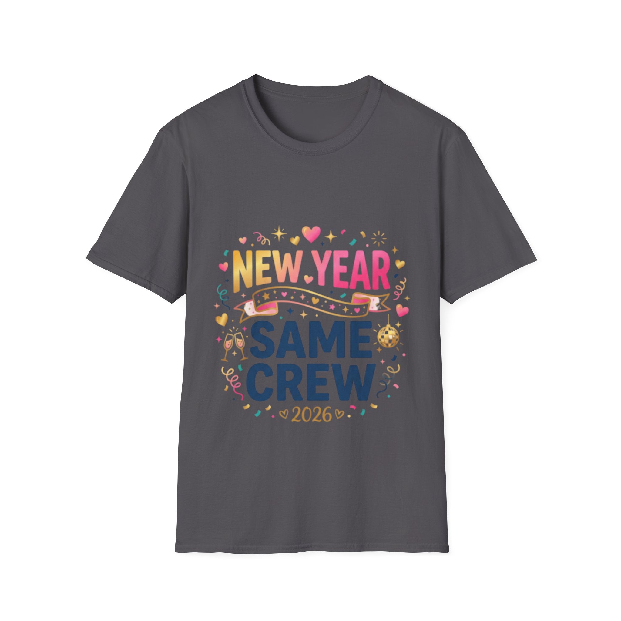 Trendy New Year Same Crew 2026 Streetwear Tee