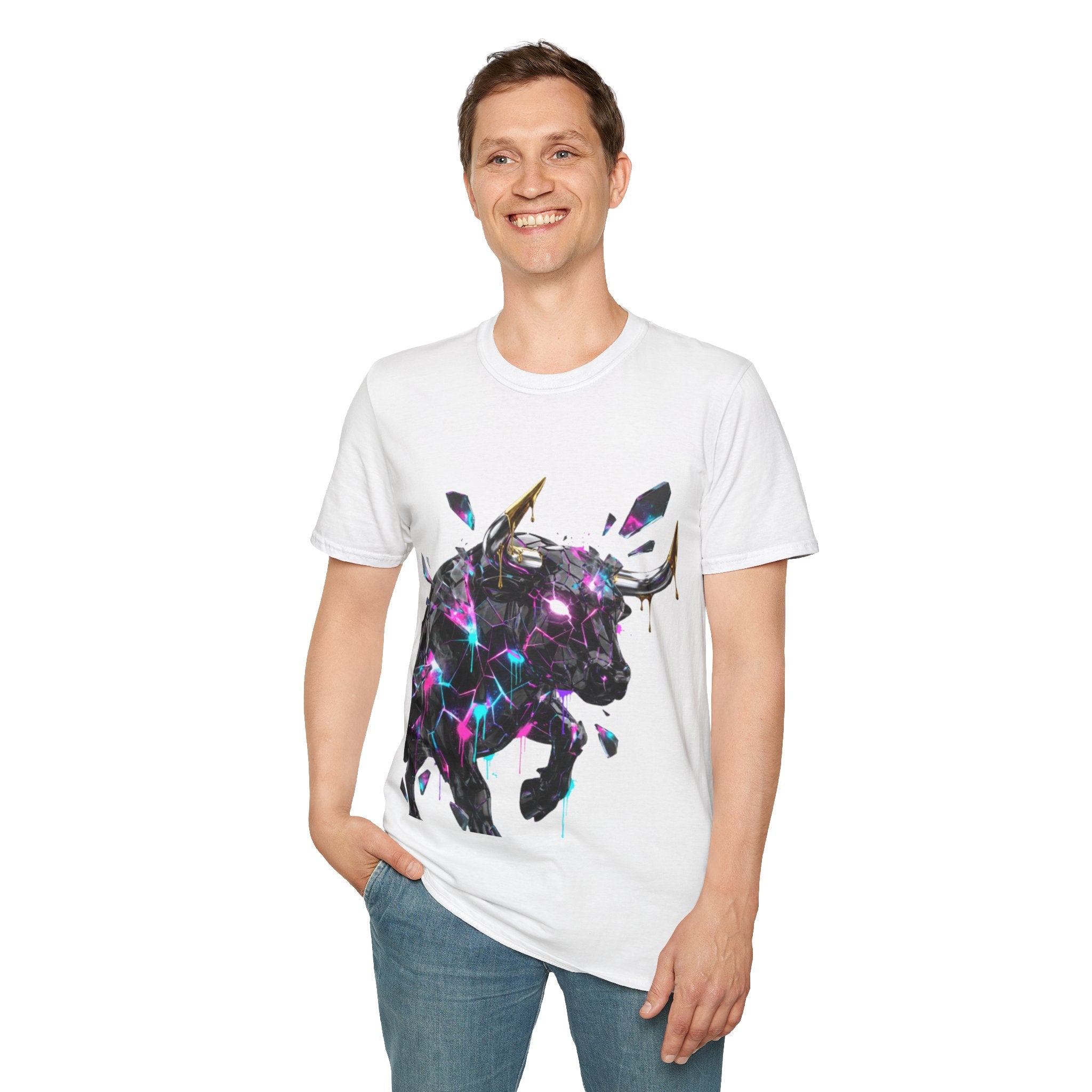 Neon Bull Unisex Tee - Trendy Urban Streetwear