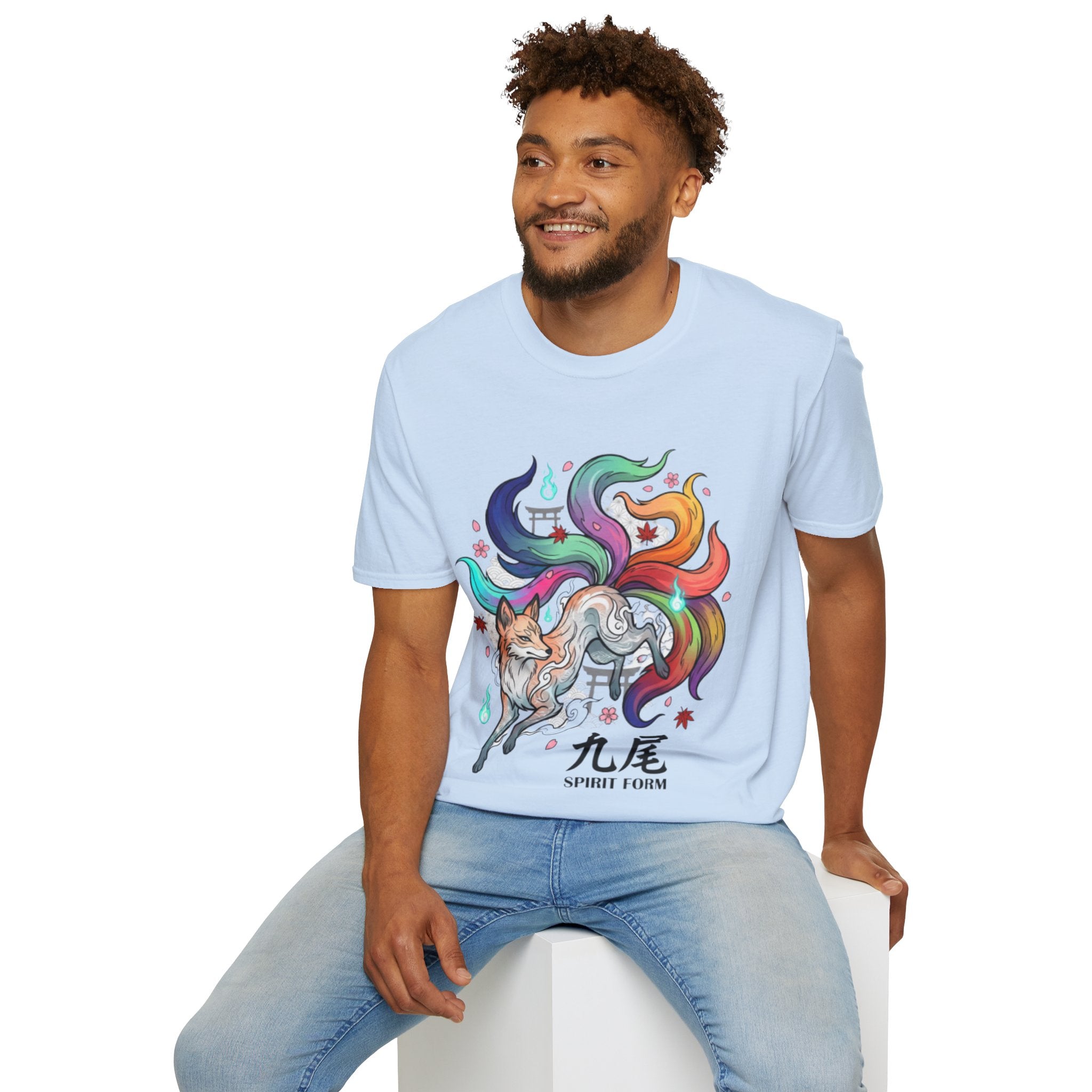 Mystical Nine-Tailed Fox Urban Streetwear Tee