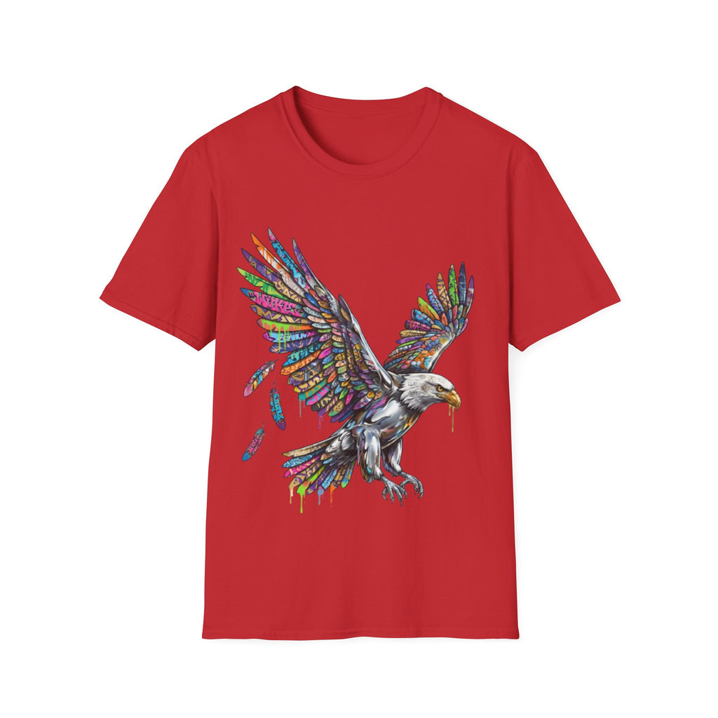 Vibrant Urban Eagle T-Shirt - Bold Streetwear Design